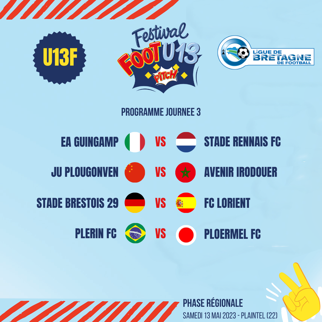 U13G J1 9 LIGUE BRETAGNE DE FOOTBALL