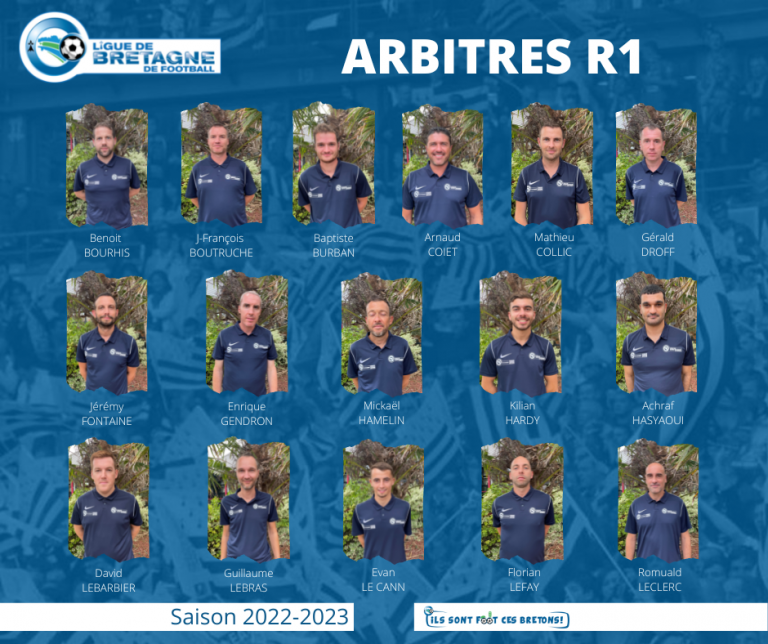 ARBITRES R1 – 1 – LIGUE BRETAGNE DE FOOTBALL